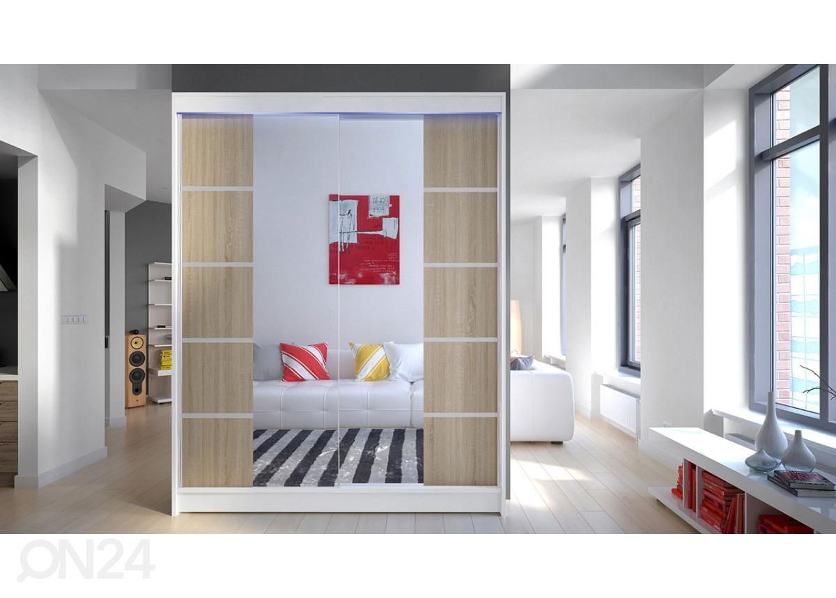 Riidekapp 5 + LED suurendatud