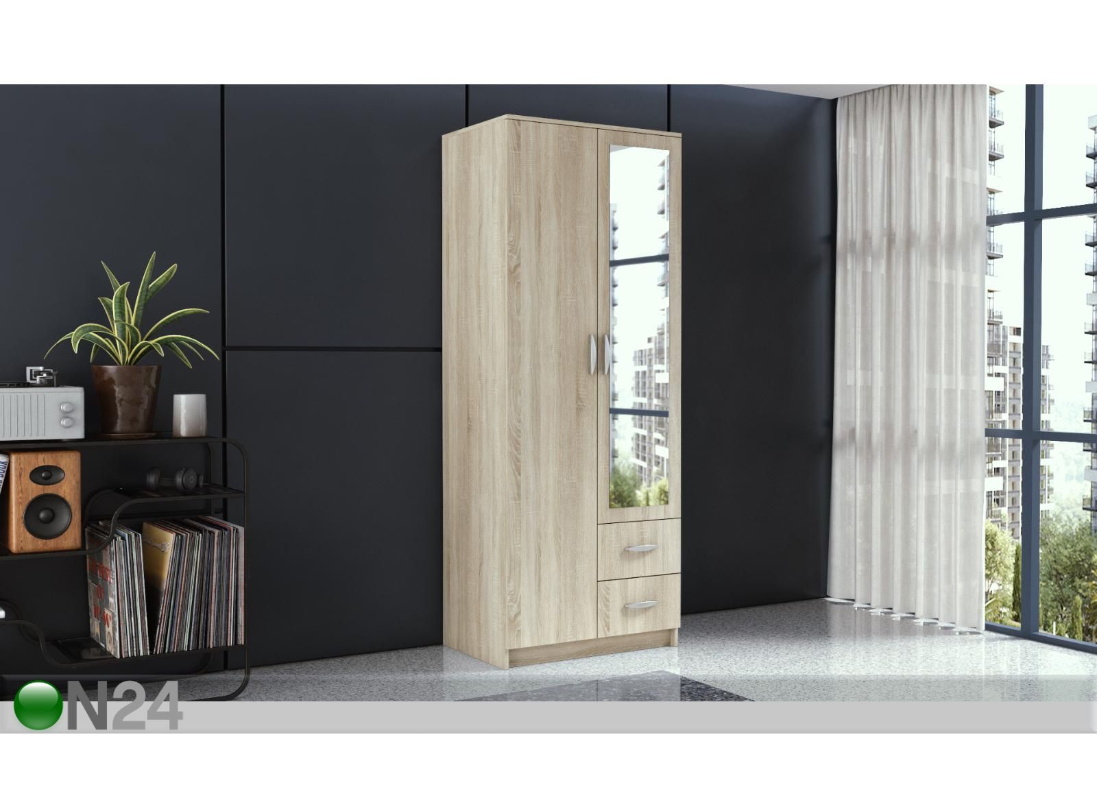Riidekapp 80 cm suurendatud