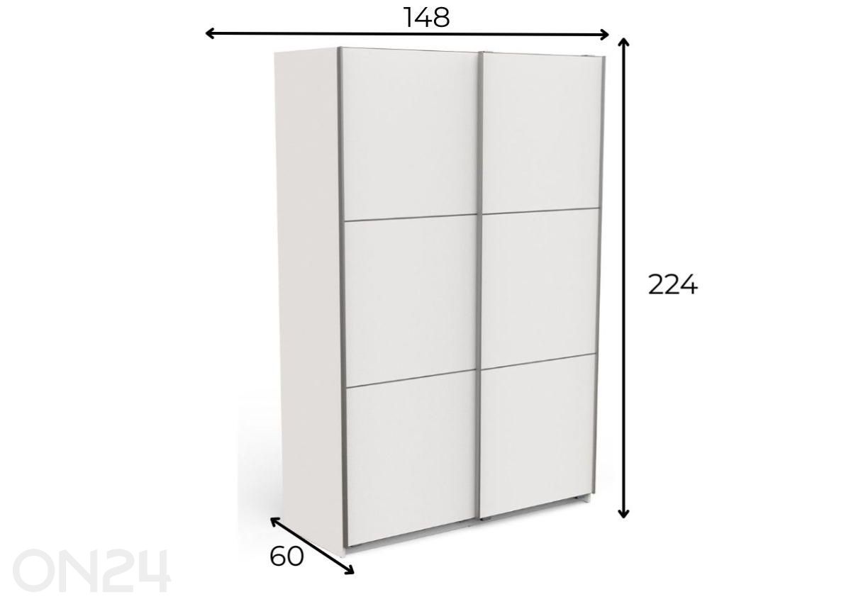 Riidekapp Alhambra suurendatud mõõdud