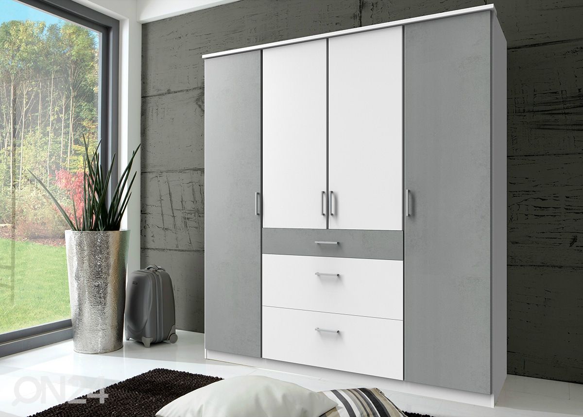 Riidekapp Click 180 cm suurendatud