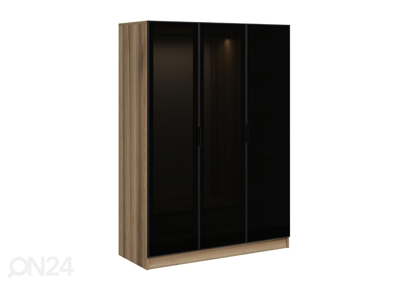 Riidekapp Glass 135 cm suurendatud