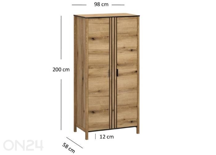 Riidekapp Helix suurendatud mõõdud