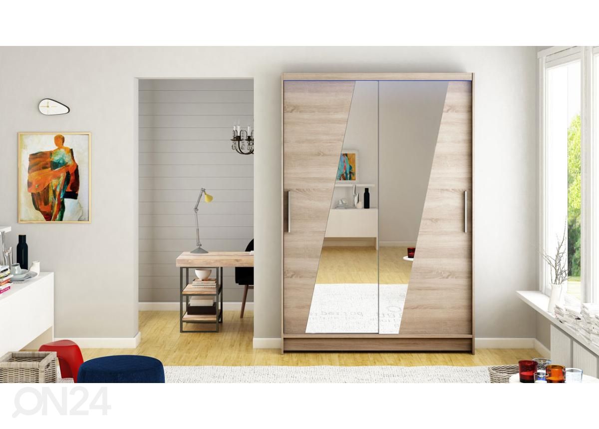 Riidekapp + LED suurendatud