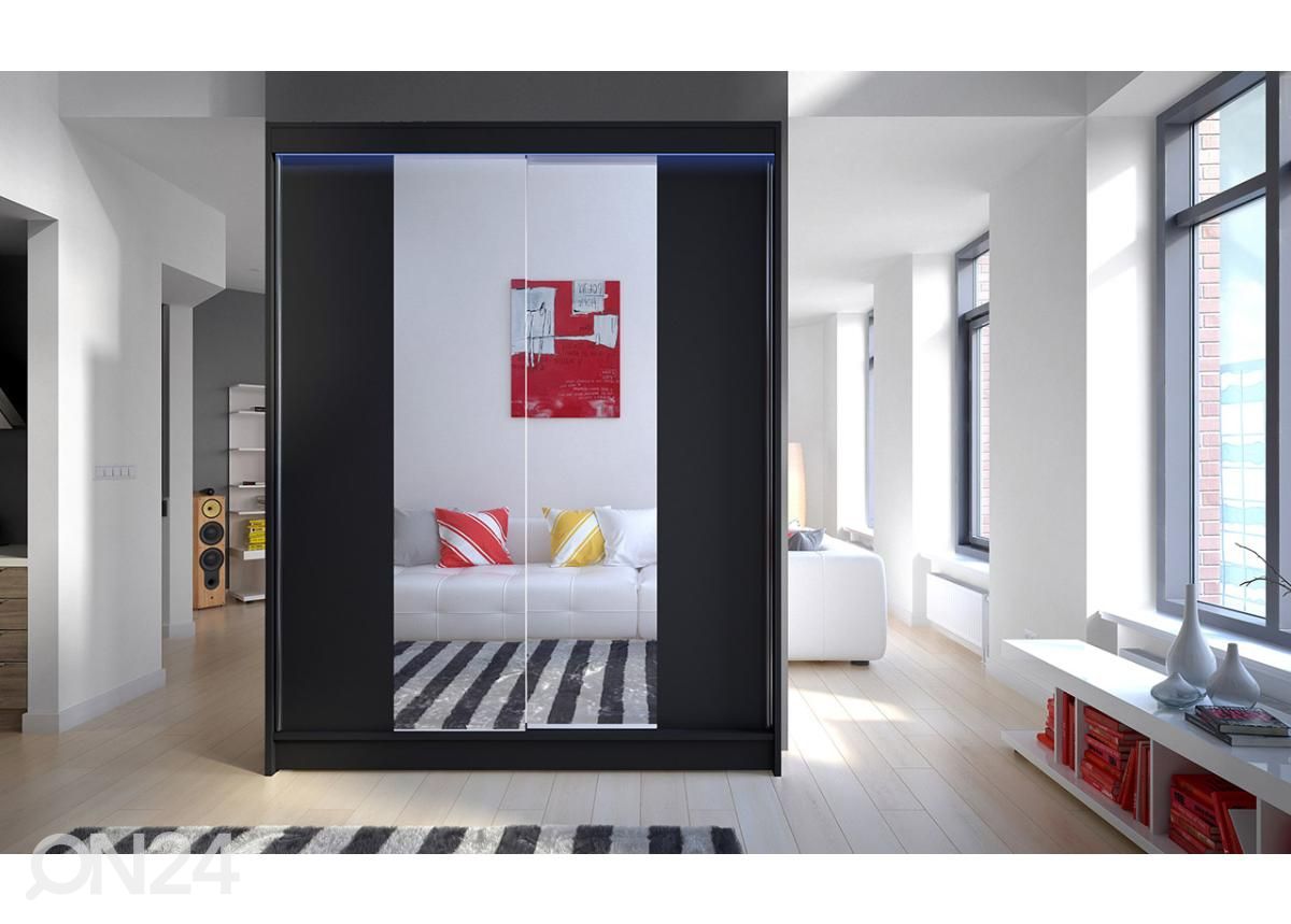 Riidekapp + LED suurendatud
