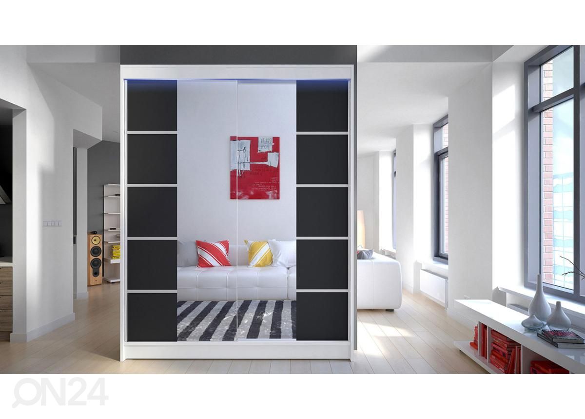 Riidekapp + LED suurendatud