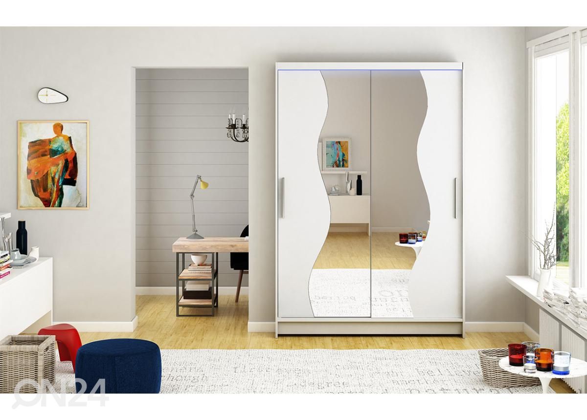 Riidekapp + LED suurendatud