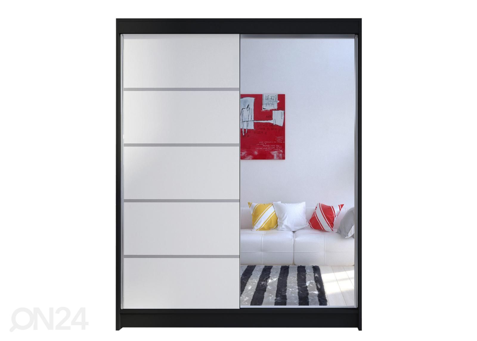 Riidekapp + LED suurendatud