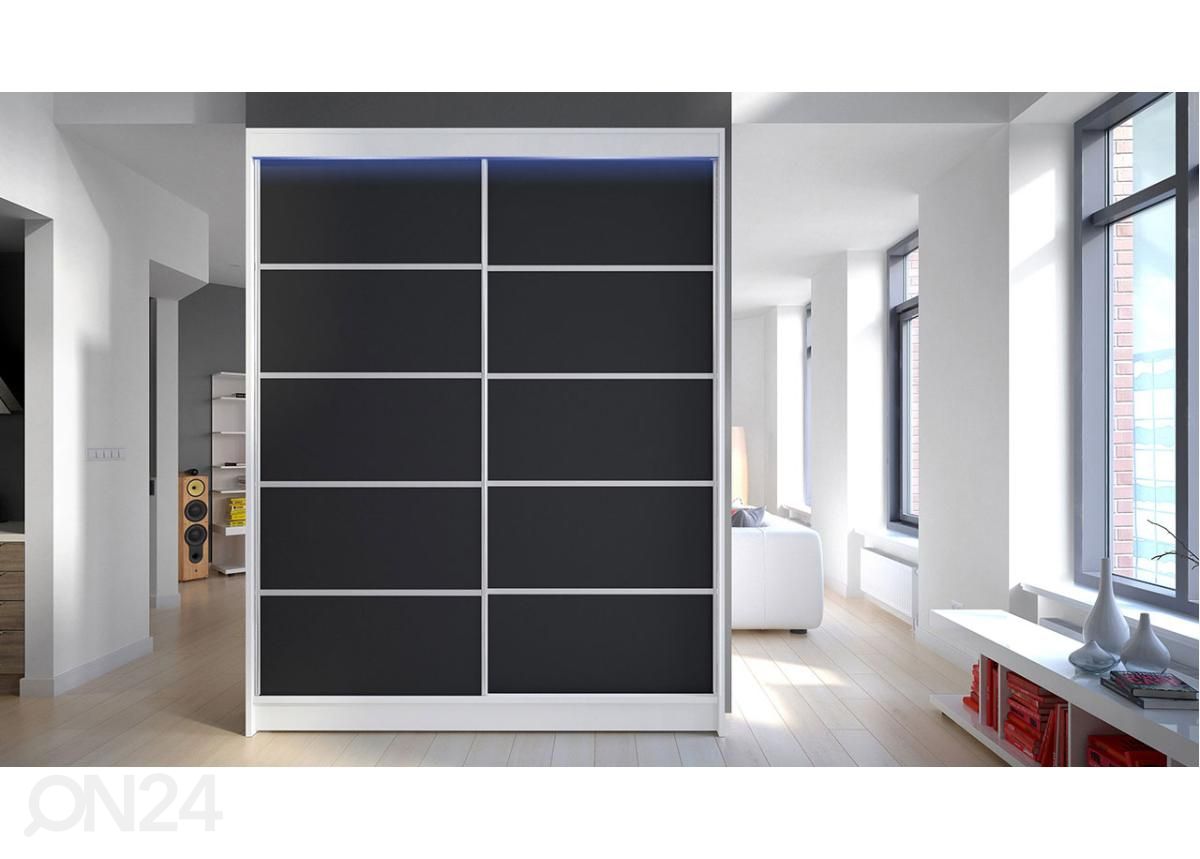 Riidekapp + LED suurendatud