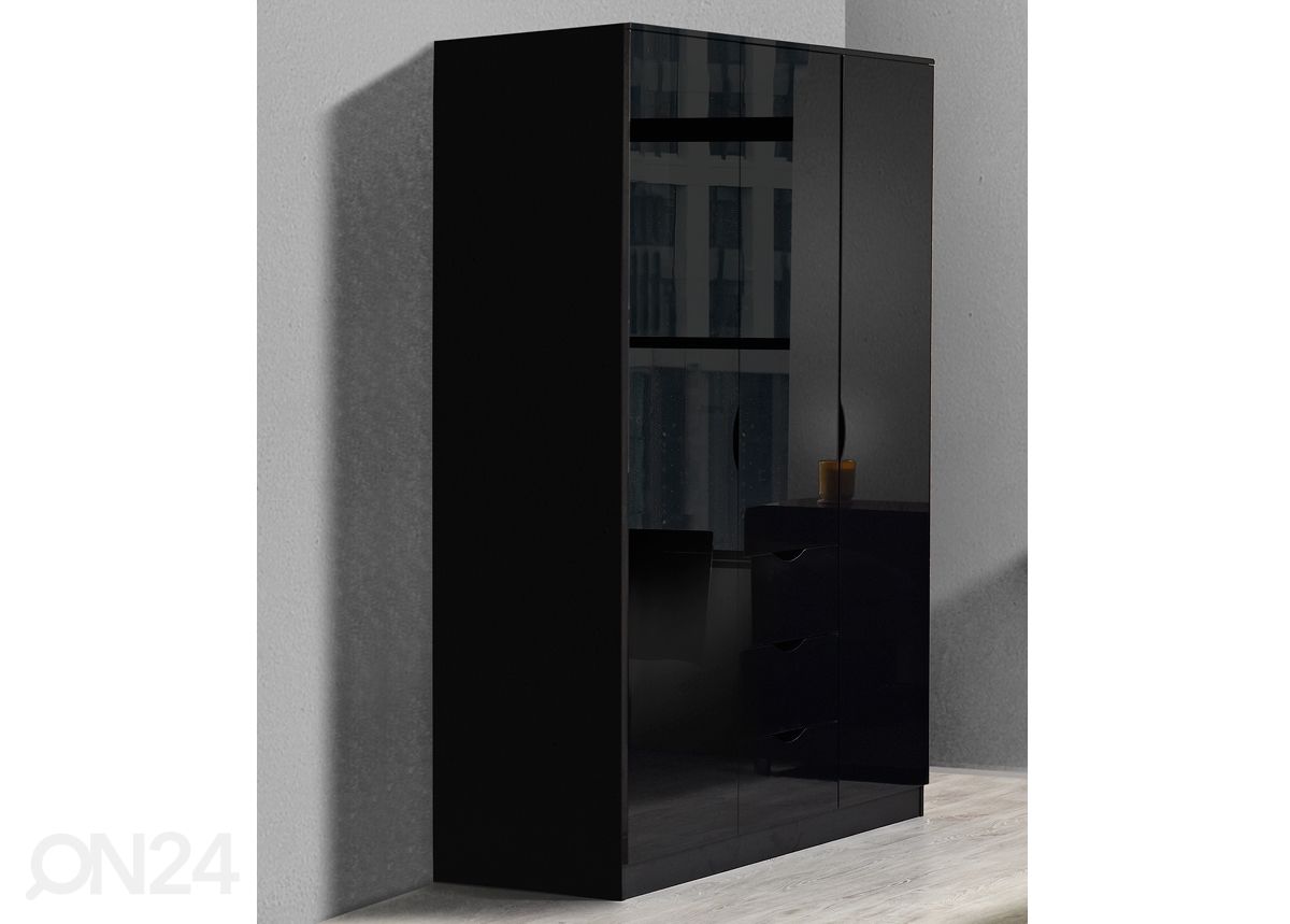 Riidekapp Letty black suurendatud