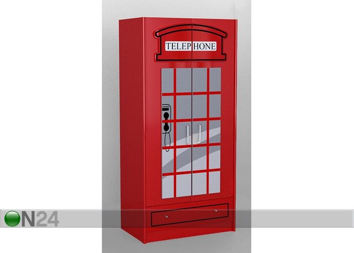 Riidekapp London Bus suurendatud