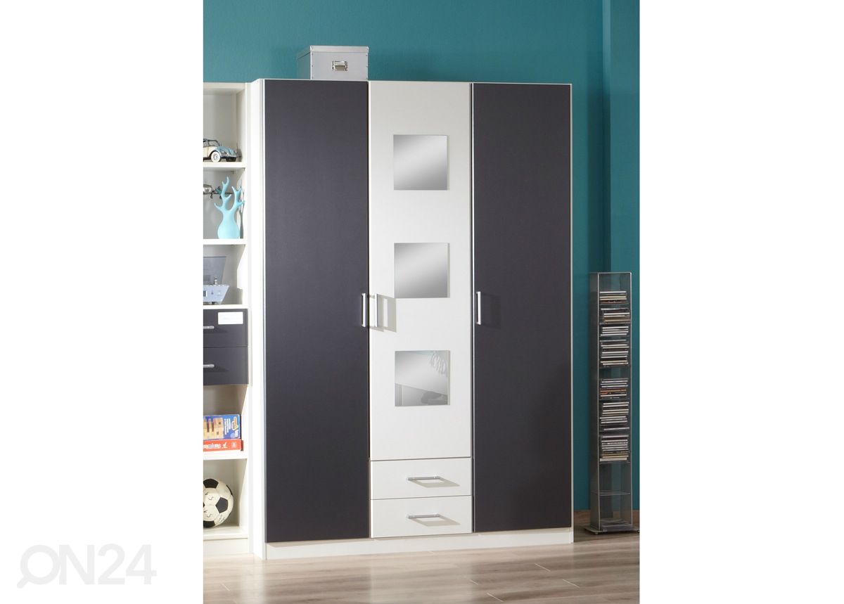 Riidekapp Rocco 135 cm suurendatud