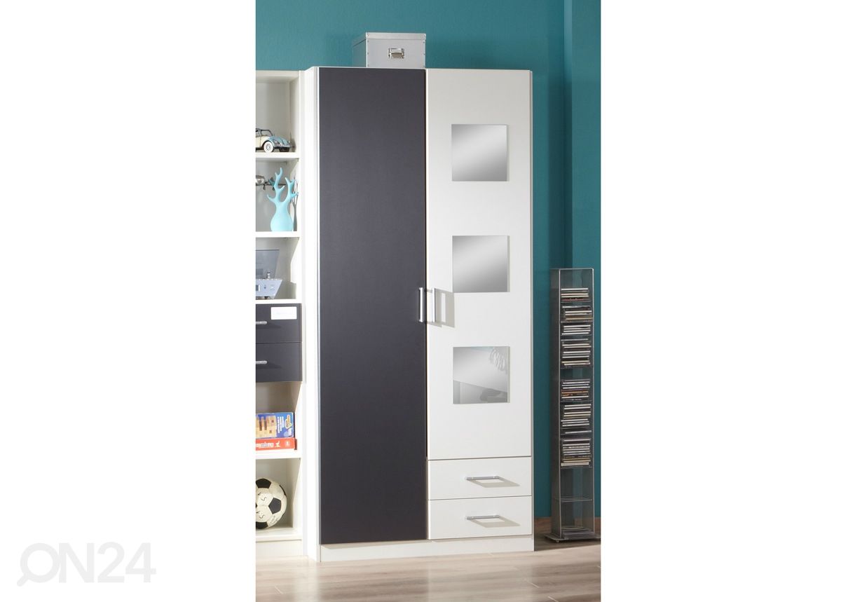 Riidekapp Rocco 90 cm suurendatud