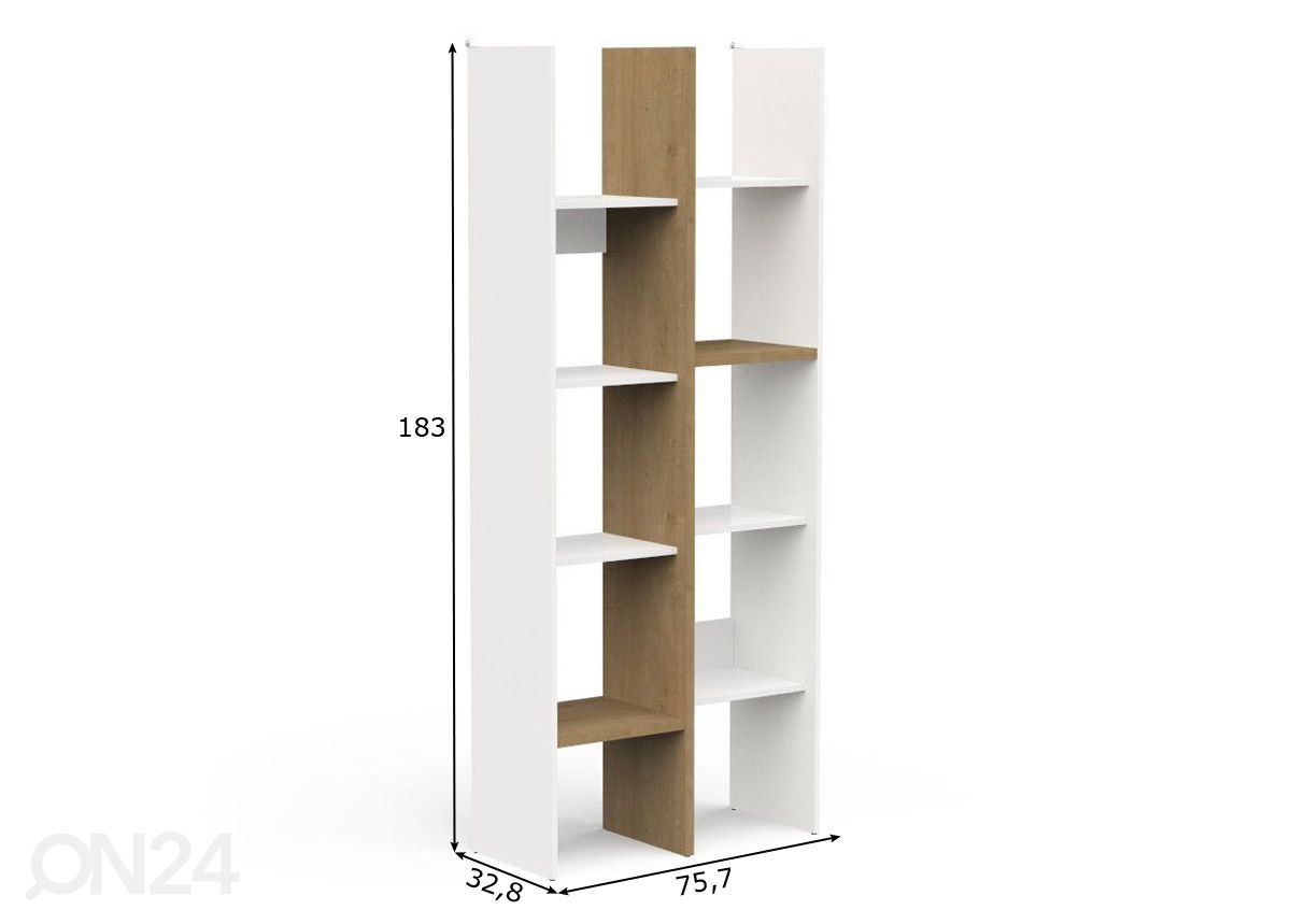 Riiul Access 75,7 cm suurendatud mõõdud