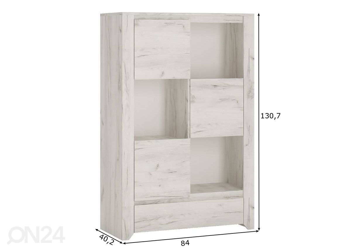 Riiul Angel 84 cm suurendatud mõõdud