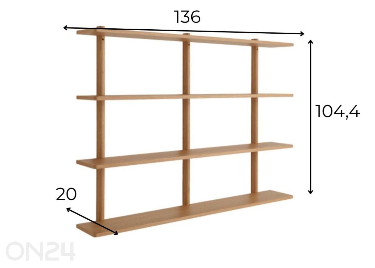 Riiul Arc suurendatud mõõdud