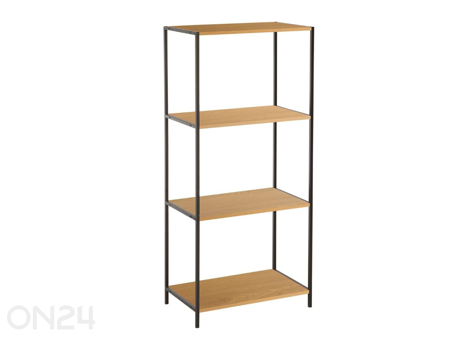 Riiul Harper 50x30xH110,5 cm, saar/must suurendatud