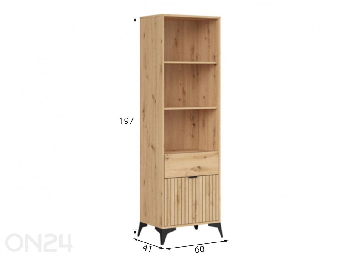 Riiul Lamea suurendatud mõõdud