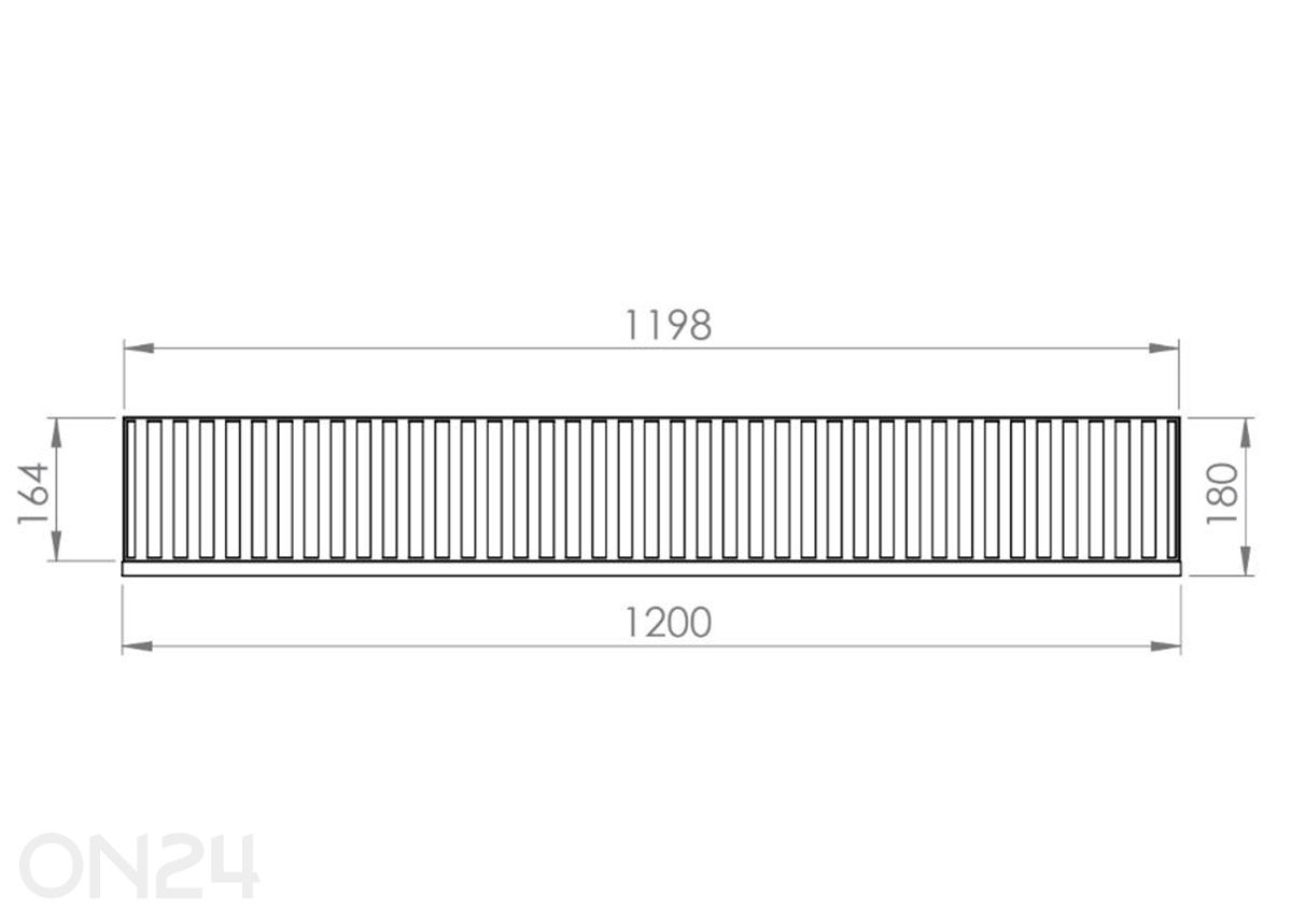 Riiul Sophie suurendatud mõõdud