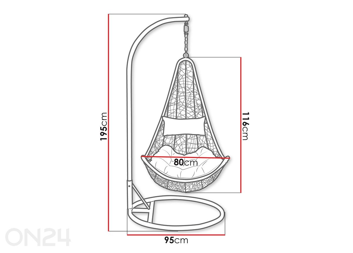 Ripptool Boho suurendatud mõõdud