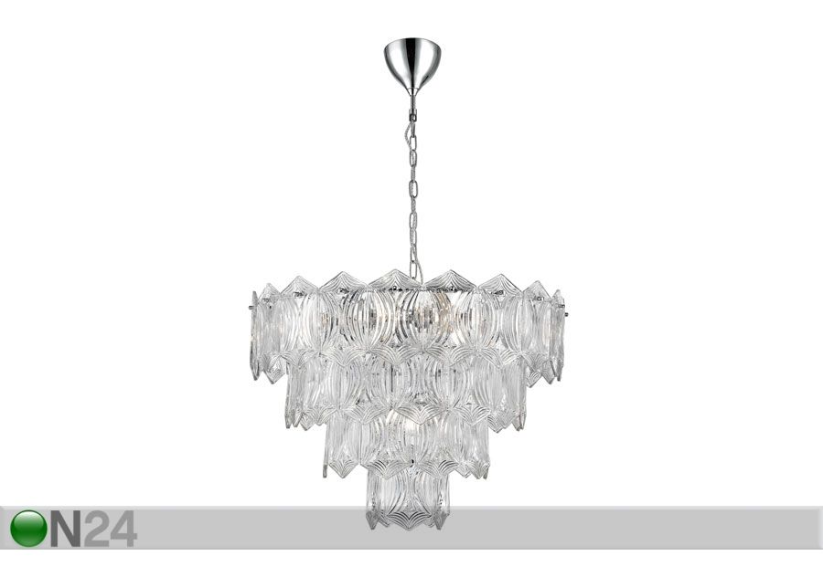 Rippvalgusti Corato Chrome Ø 63 cm suurendatud