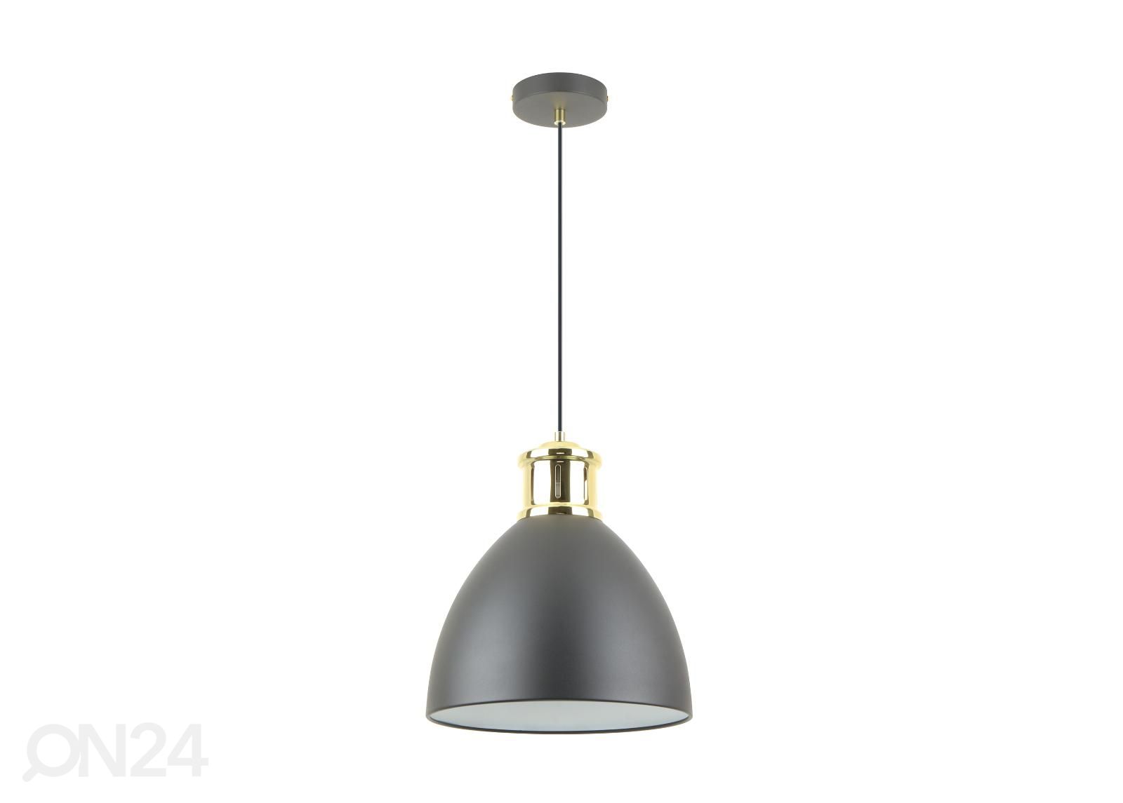 Rippvalgusti Mensa Black Ø 30 cm suurendatud