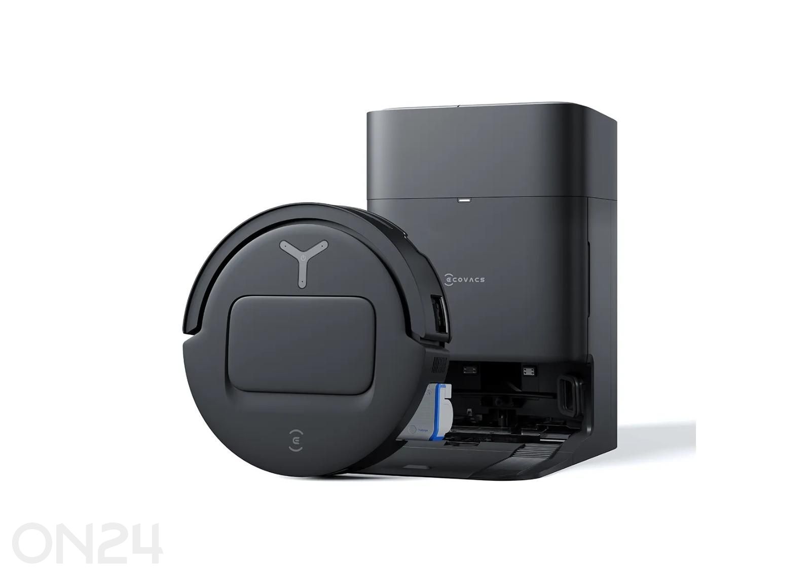 Robottolmuimeja Ecovacs Deebot T80 OMNI, märg- ja kuivpuhastus, must suurendatud