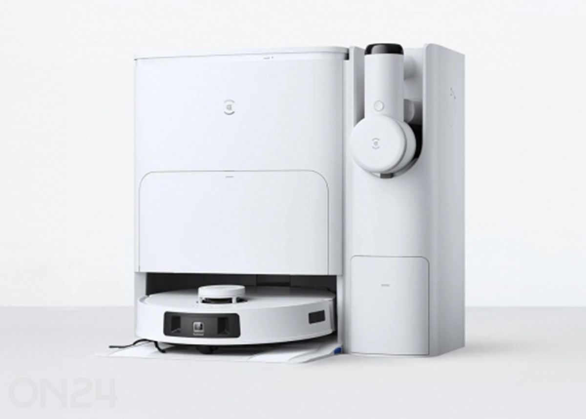 Robottolmuimeja + käsitolmuimeja Ecovacs Deebot T30S COMBO, märg- ja kuivpuhastus, valge suurendatud