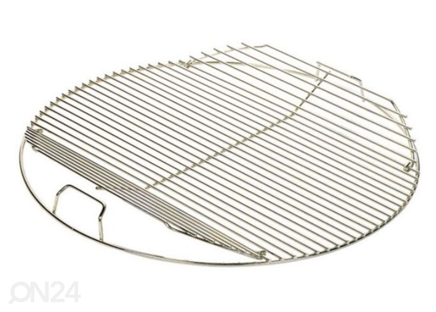 Roostevaba grillrest hingede ning sangadega Ø 49 cm suurendatud