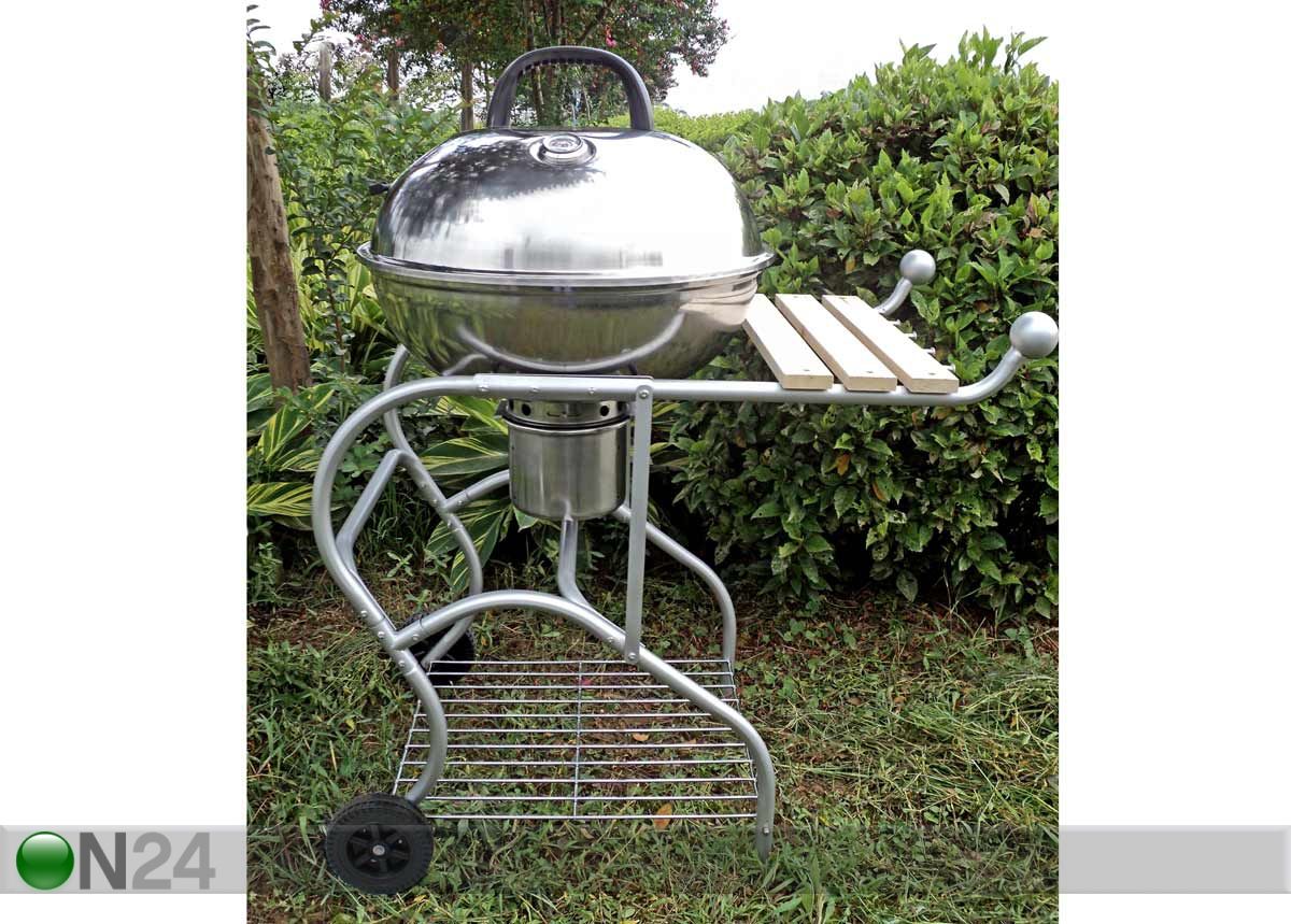 Roostevaba kuppelgrill raamil suurendatud