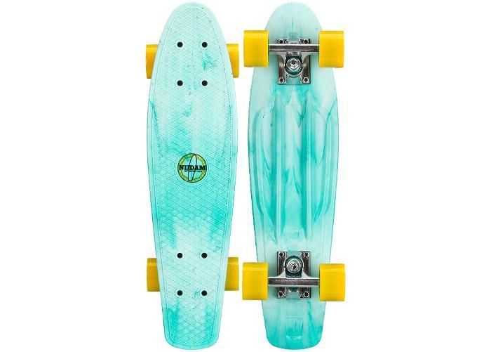 Rula pennyboard plastikust 22.5" Splash dye Nidjam suurendatud