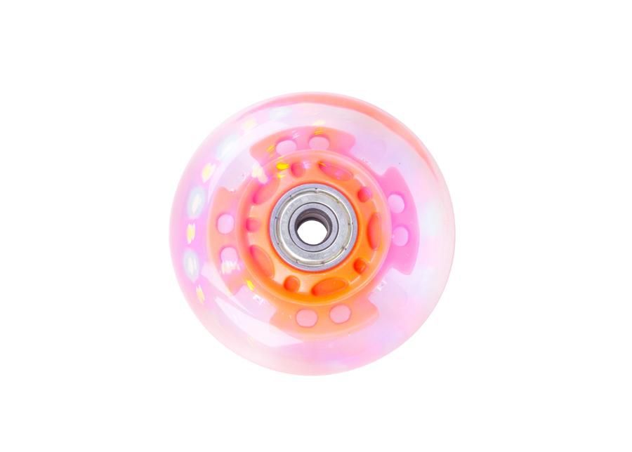 Rulluisu ratas Led tuledega ja laagriga PU 70*24 mm s ABEC 5 Insportline suurendatud