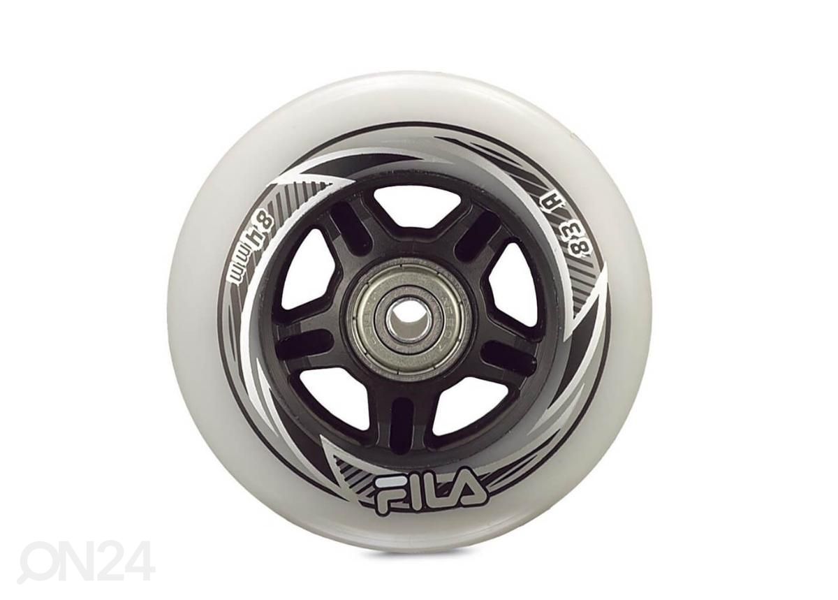 Rulluisu rataste komplekt FILA 80mm/82A ABEC 5 laagrid 8 tk suurendatud