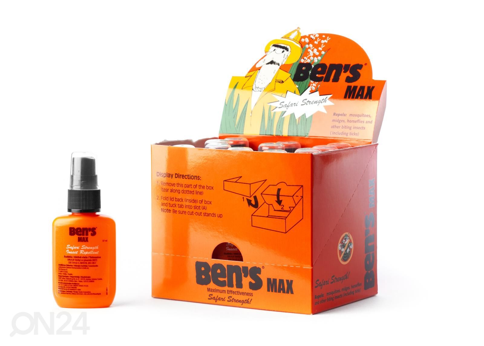 Sääsetõrje Ben´s max 37 ml suurendatud