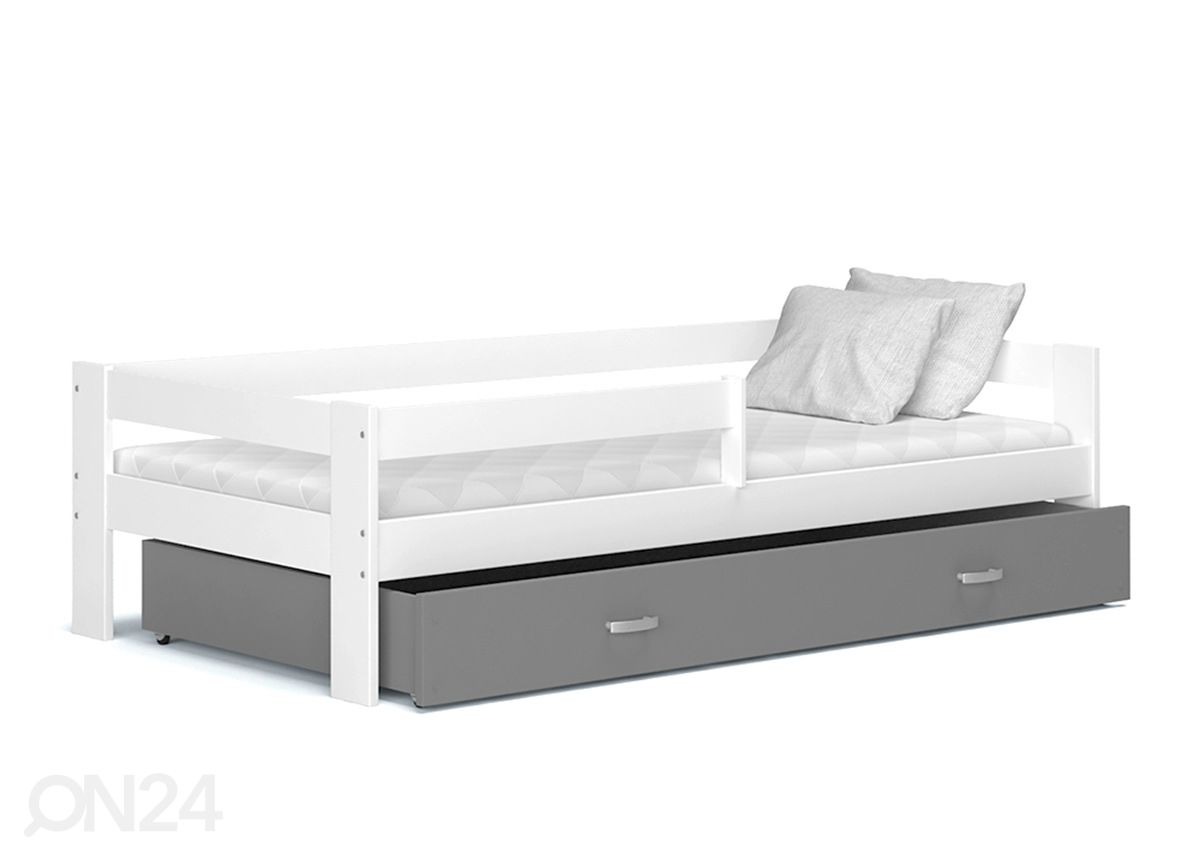 Sahtliga lastevoodi 80x160 cm suurendatud