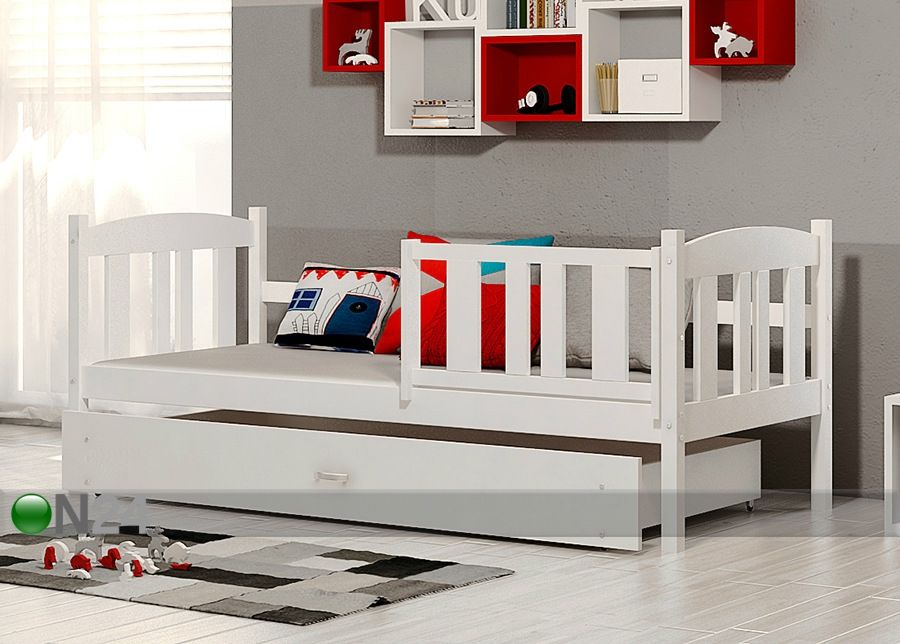 Sahtliga lastevoodi 80x184 cm+madrats suurendatud