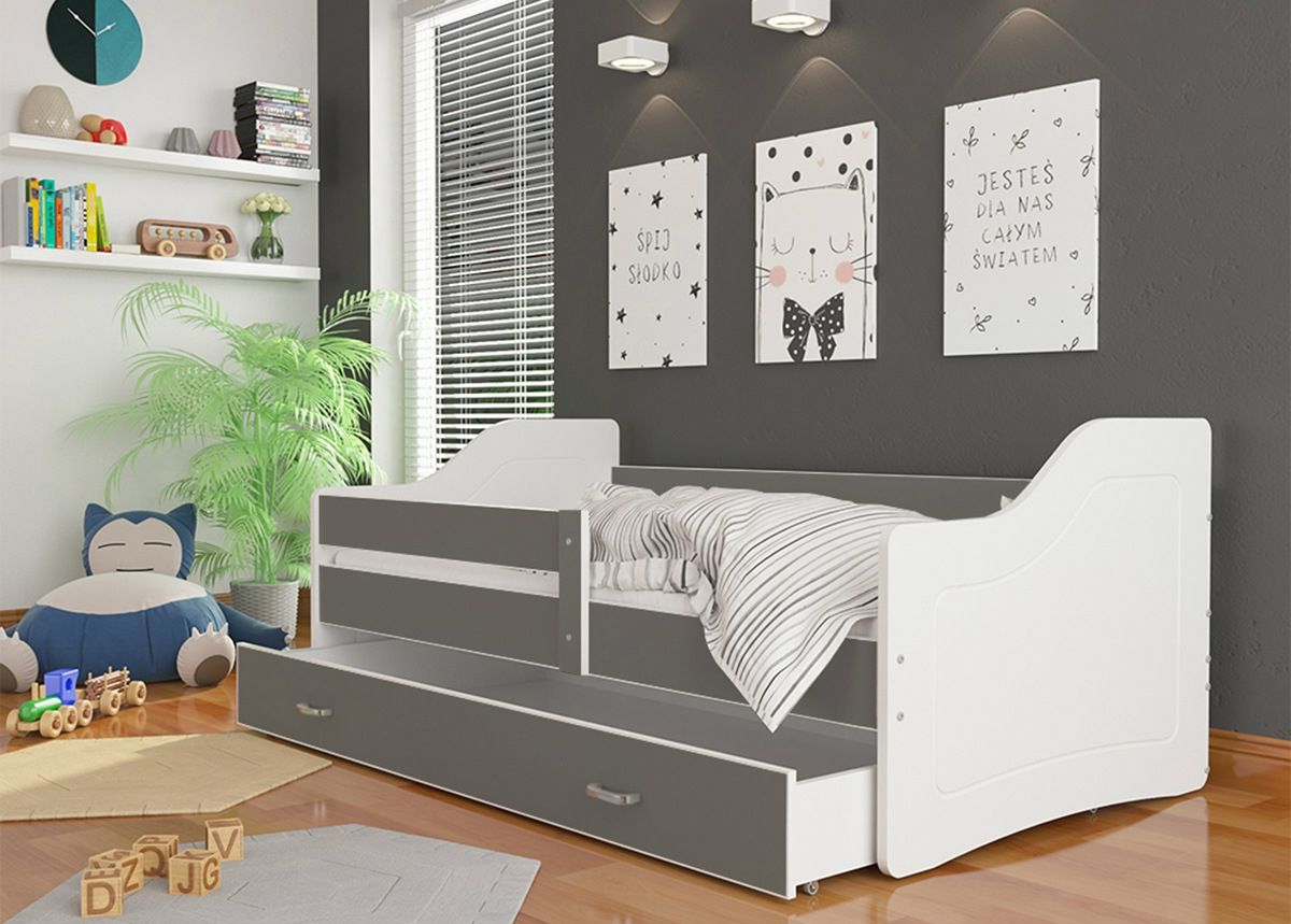 Sahtliga lastevoodi 80x200 cm suurendatud