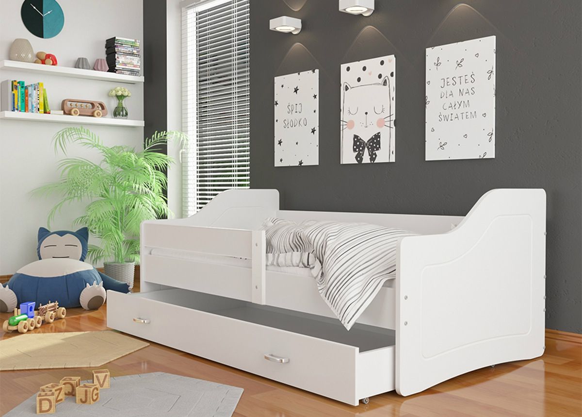 Sahtliga lastevoodi 80x200 cm suurendatud