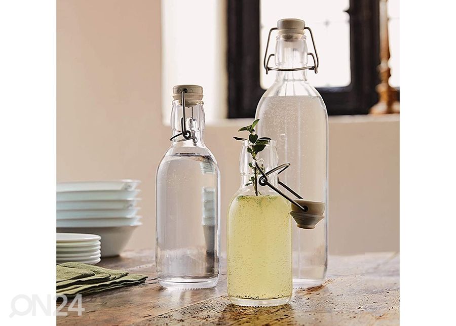 Säilituspudel Emilia 250 ml, 3 tk suurendatud