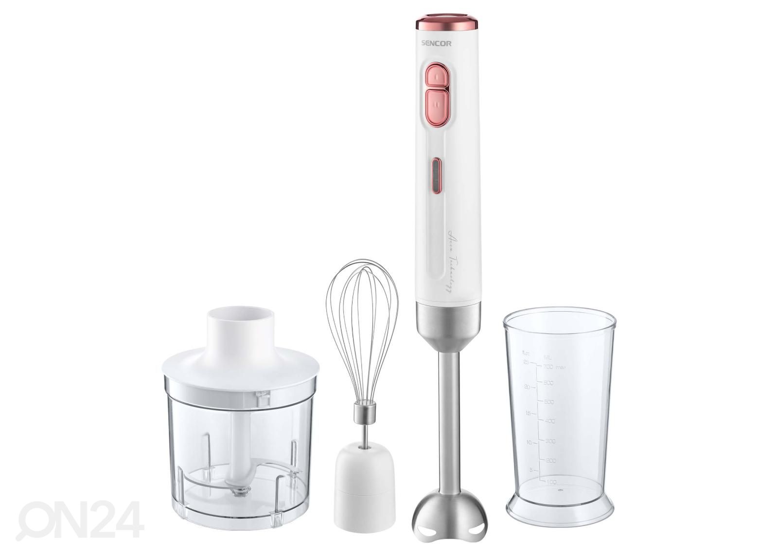 Saumikser akutoitel Sencor SHB9000WH, valge suurendatud