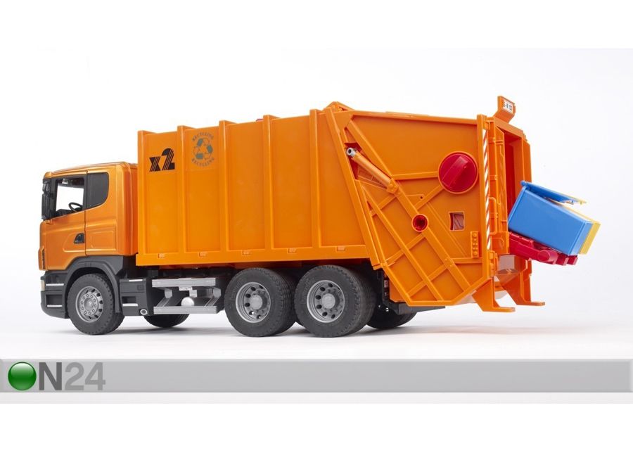 Scania prügiauto 1:16 Bruder suurendatud