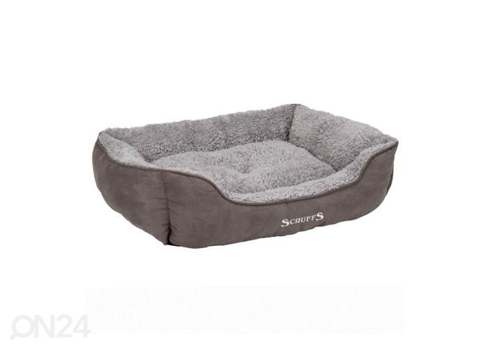 Scruffs Cosy Box Bed koerapesa 50x40 cm hall suurendatud