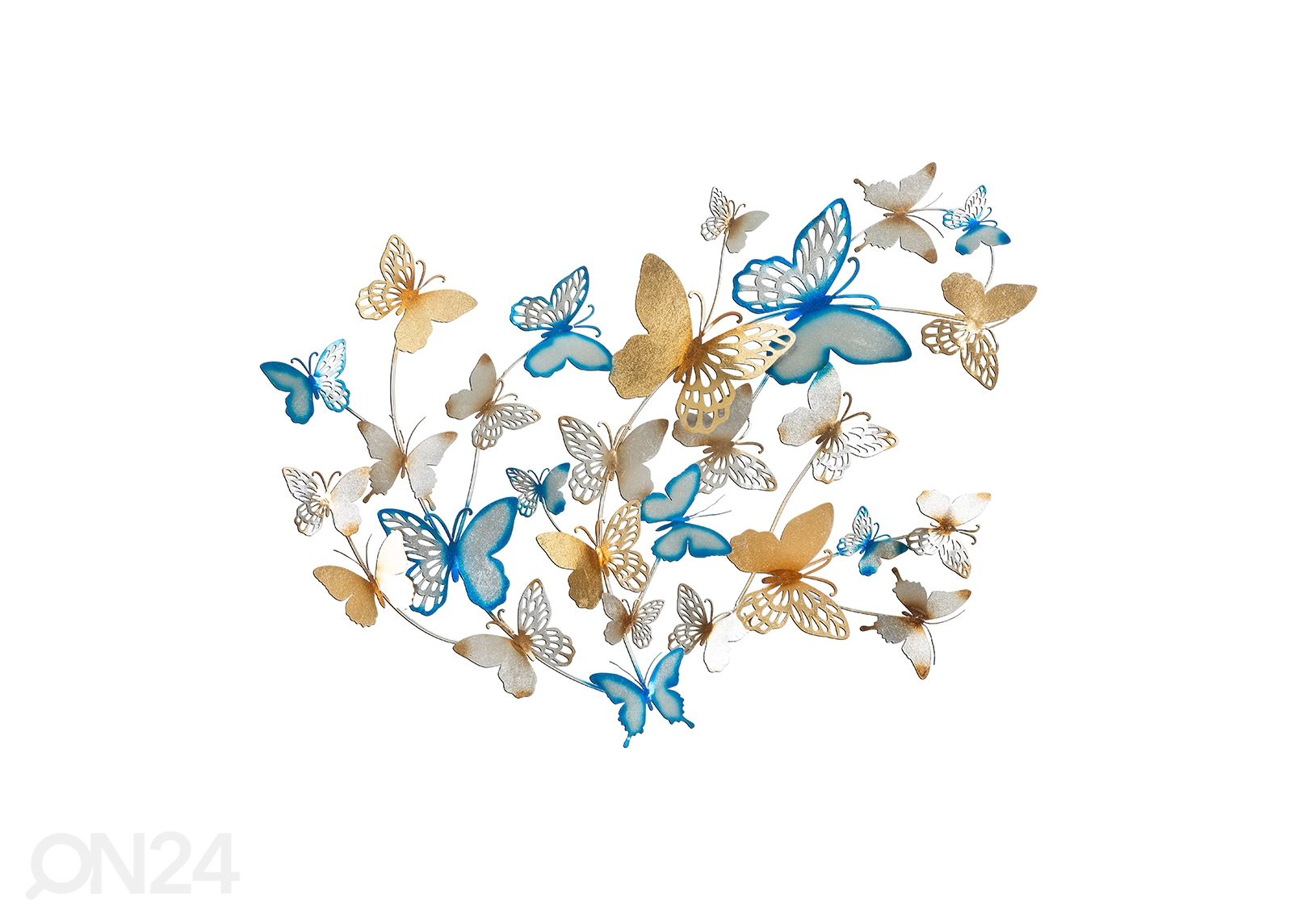 Seinadekoratsioon Butterflies 132x95,5 cm suurendatud