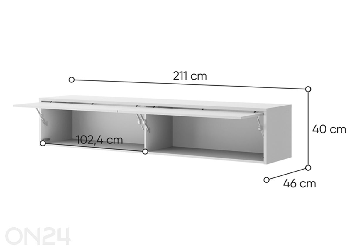 Seinakapp Lenart BED CONCEPT suurendatud mõõdud