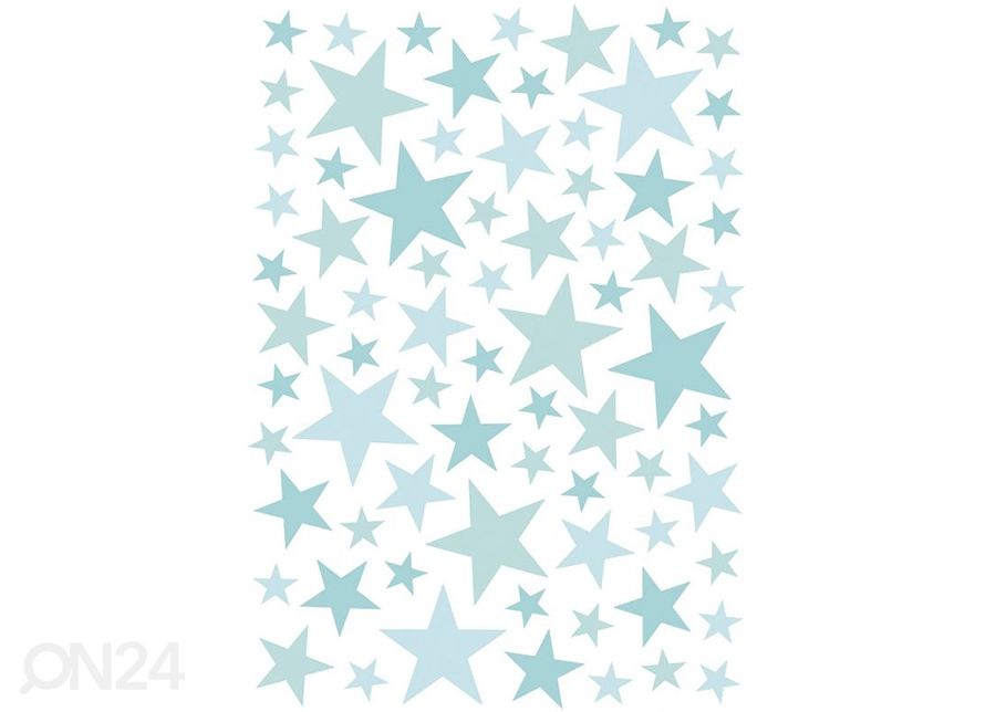 Seinakleebised Stars, 74 tk, mint suurendatud