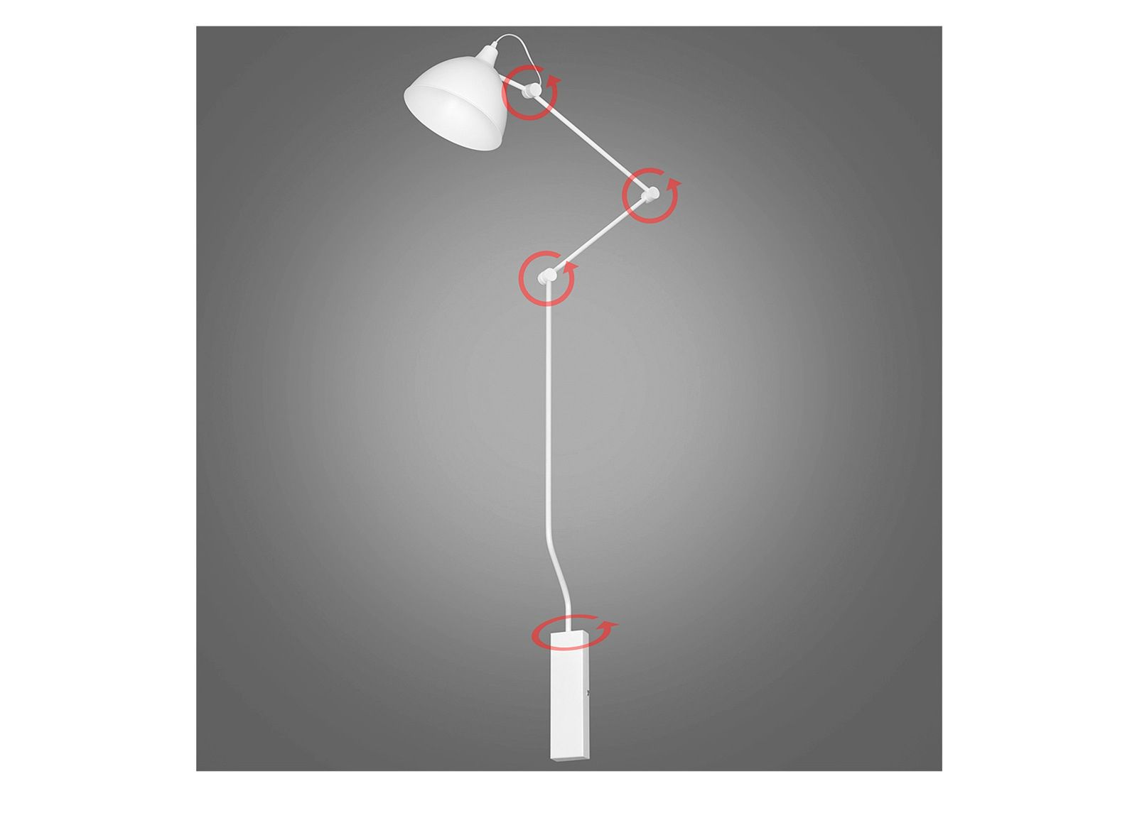 Seinalamp Aida, 17 cm suurendatud
