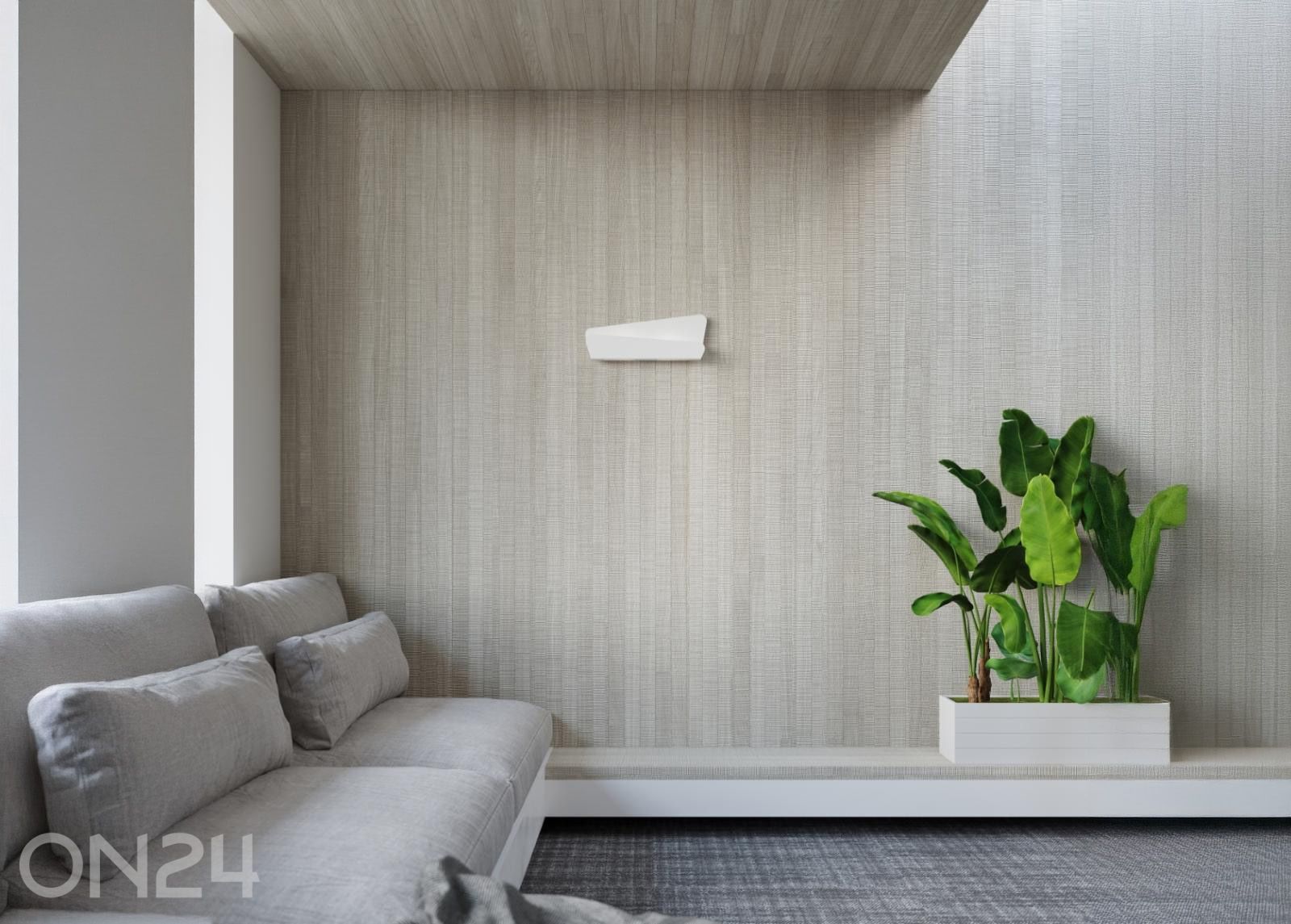 Seinalamp Bascia, valge suurendatud