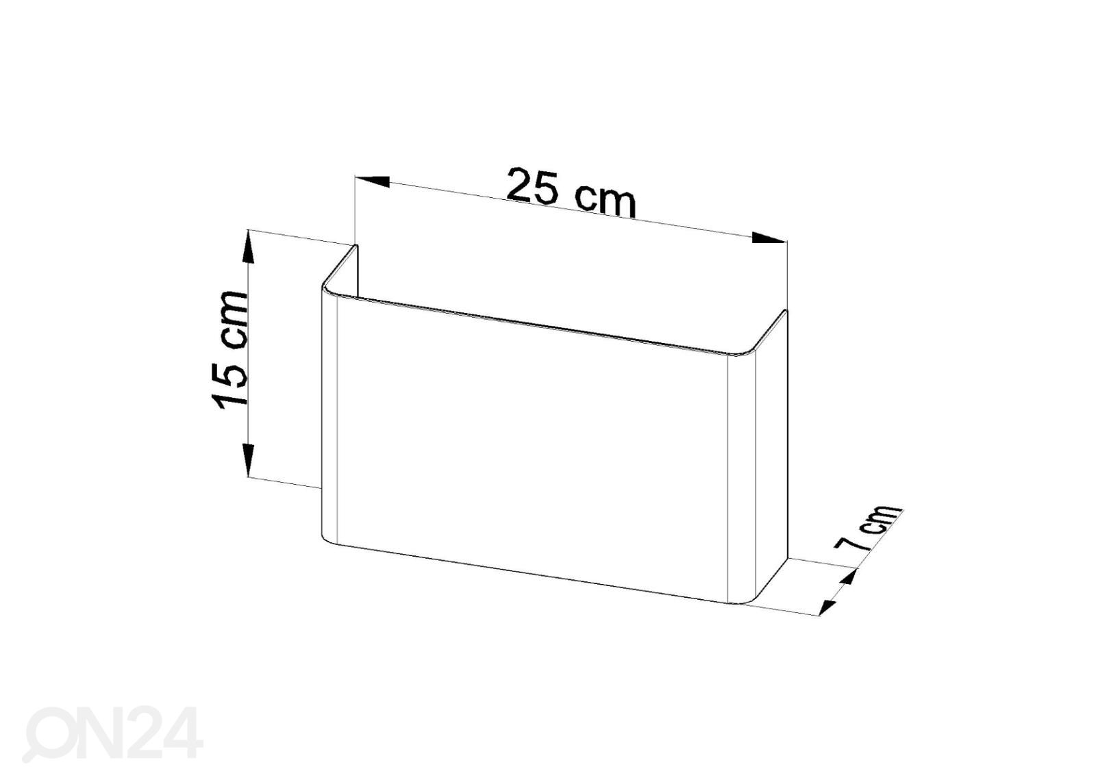 Seinalamp Copertura suurendatud mõõdud
