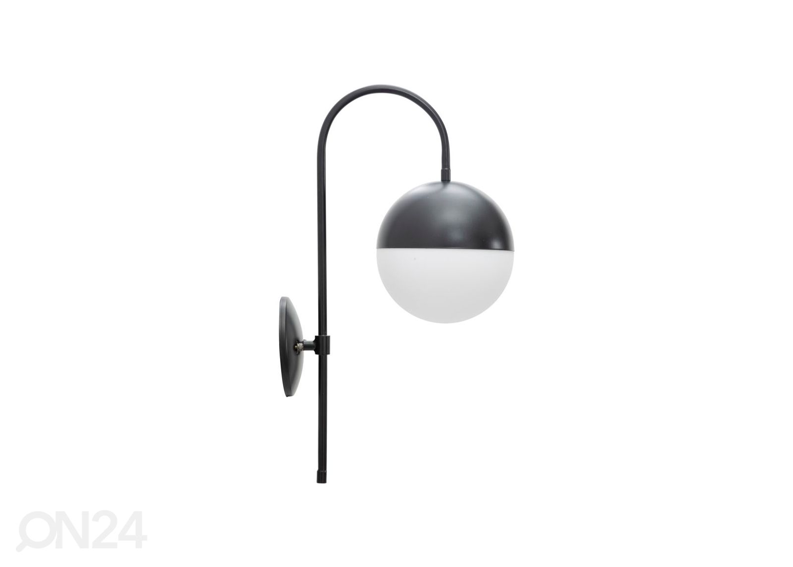Seinalamp Glam, must/valge suurendatud