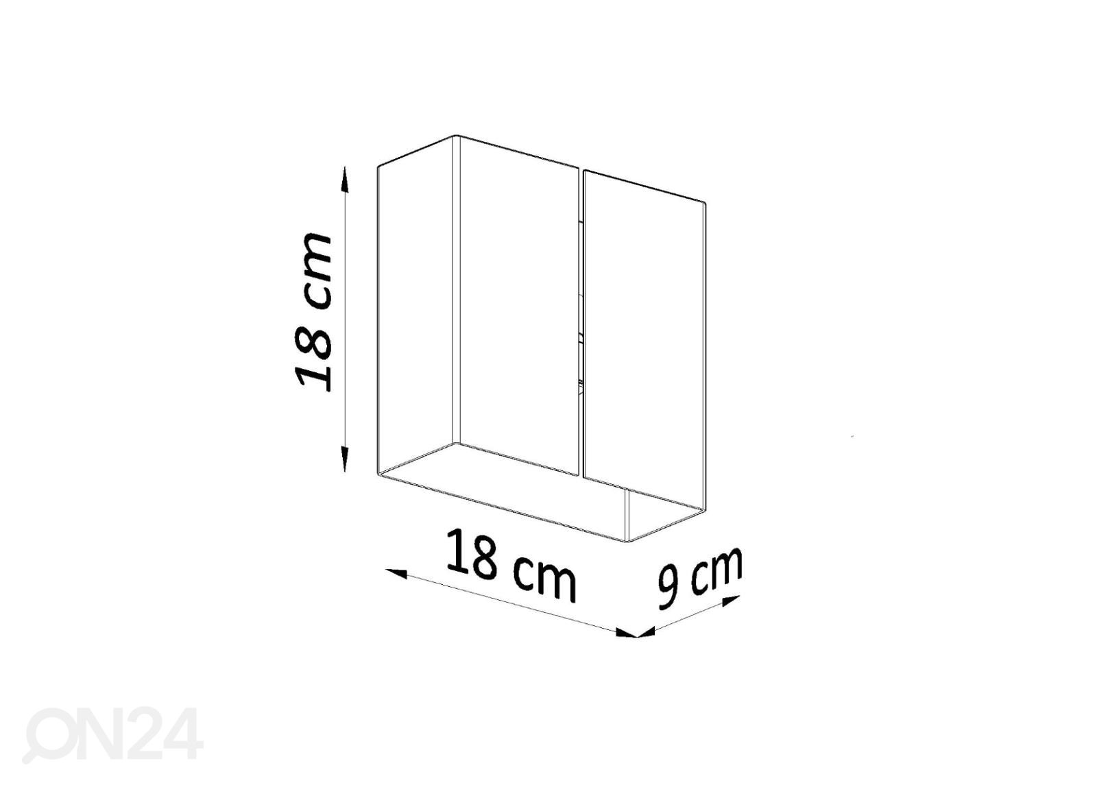 Seinalamp Linea suurendatud mõõdud