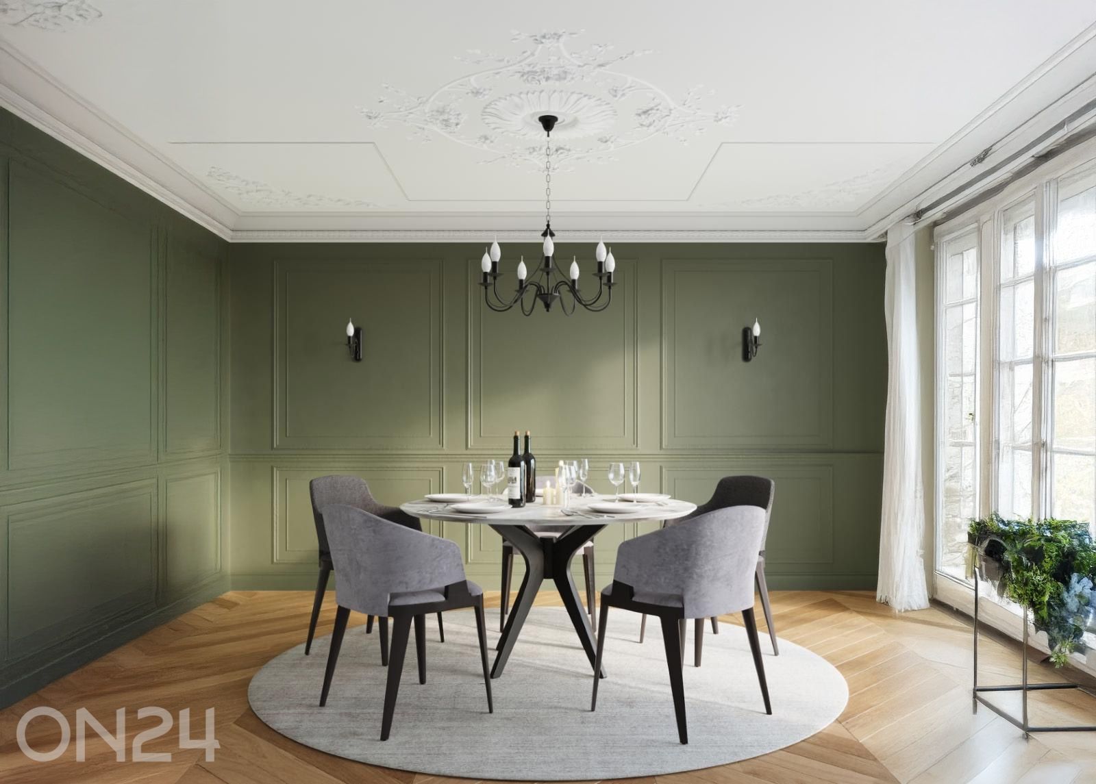 Seinalamp Minerwa suurendatud